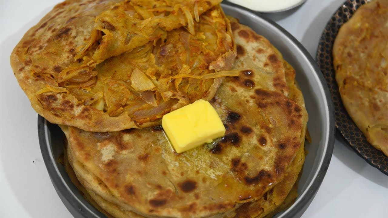 Amritsar Onions Spiced Paratha